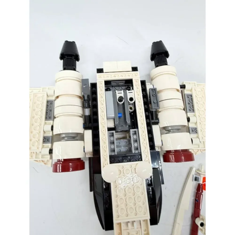 LEGO Star Wars Jedi Starfighter Incomplete Spaceship Build Lot Used
